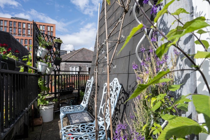 Contestant balcony for the Sky Gardening Challenge.